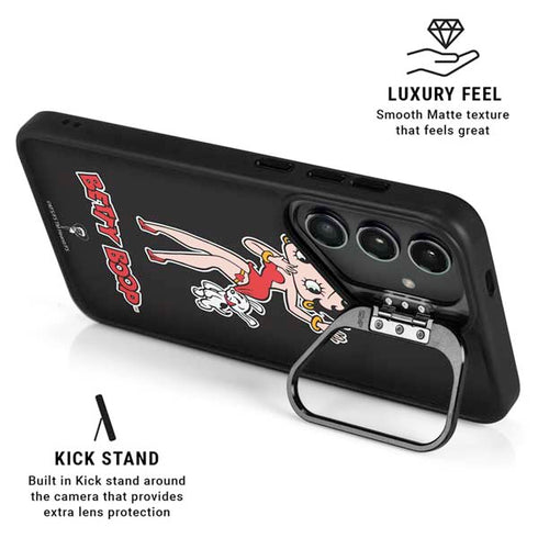 Betty Boop With Puppy Galaxy S25 Ultra Kickstand Case